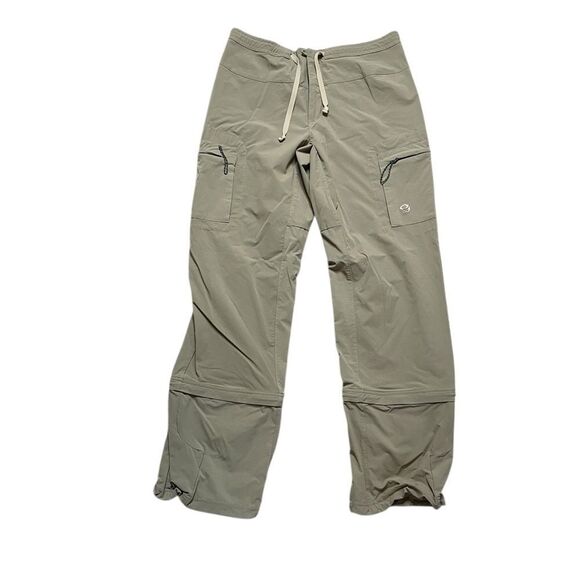 MOUNTAIN HARDWEAR Yuma Convertible Pants Capri Tan Size 8 - Picture 1 of 8